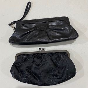 Black Clutch & Wristlet